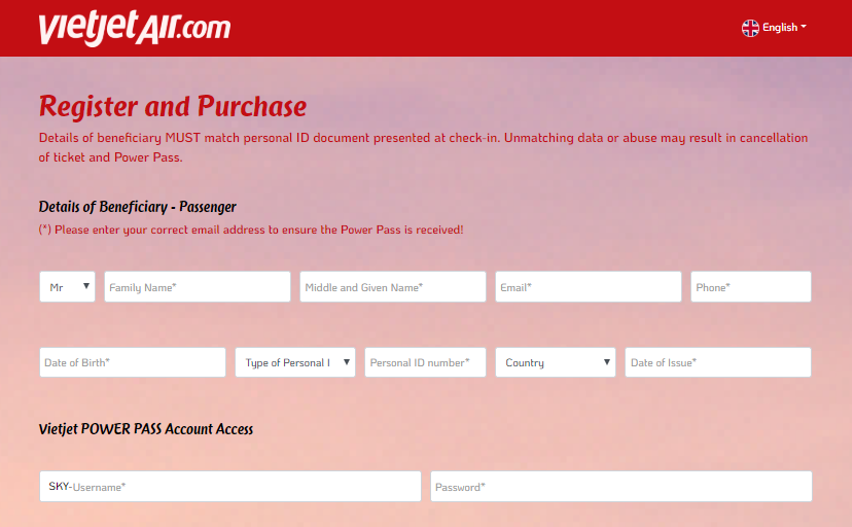 How to buy Power Pass & Register account